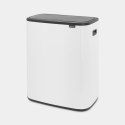 Kosz na śmieci metal Brabantia 60l biały
