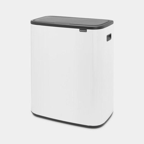 Kosz na śmieci metal Brabantia 60l biały