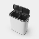 Kosz na śmieci metal Brabantia 60l biały