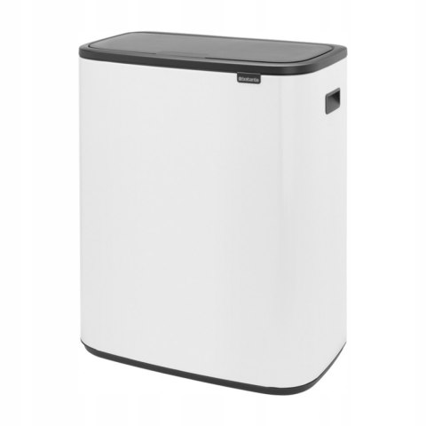 Kosz na śmieci metal Brabantia 60l biały