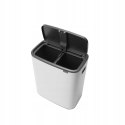 Kosz na śmieci metal Brabantia 60l biały
