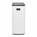 Kosz na śmieci metal Brabantia 60l biały