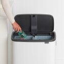 Kosz na śmieci metal Brabantia 60l biały