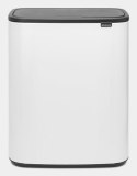 Kosz na śmieci metal Brabantia 60l biały