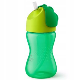 Kubek do nauki picia Philips Avent silikonowy zielony 300 ml ze słomką