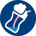 Kubek do nauki picia Philips Avent silikonowy zielony 300 ml ze słomką