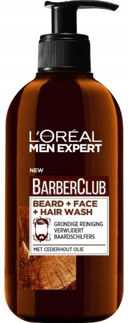 L'OREAL PARIS BARBERCLUB ŻEL OCZYSZCZAJĄCY DO BRODY TWARZY WŁOSÓW