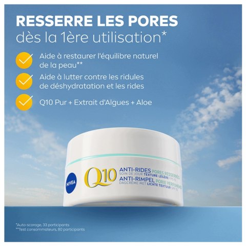 Nivea krem do pielęgnacji Q10 Anti-Wrinkle Tightened Pores Day Care SPF15