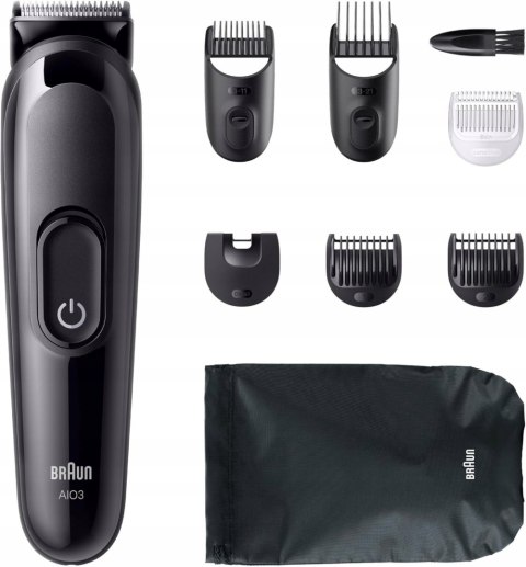 Trymer Braun All-in-One Series 3, zestaw 8 w 1 AIO3545