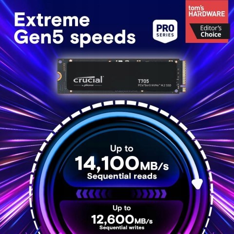 Dysk SSD Crucial T705 1TB CT1000T705SSD3 M.2 PCIe