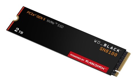 Dysk wewnętrzny SSD WD Black SN8100 2 TB M.2 PCIe 14900MB/s