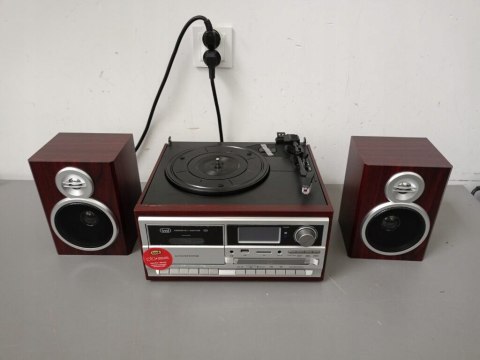 Gramofon Trevi TT1072 Wood brązowy