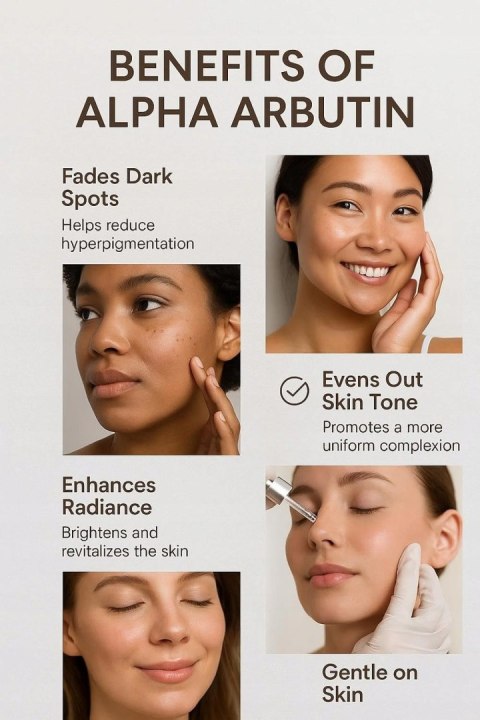 JustGlow premium alfa arbutyna w proszku 20g idealny do serum