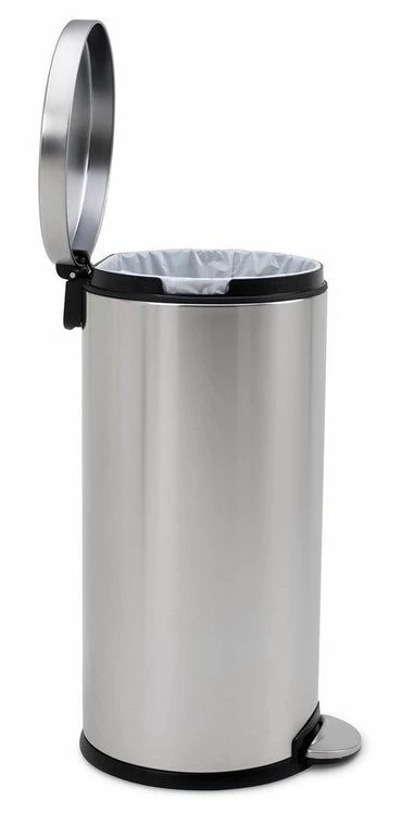 Kosz na śmieci stal nierdzewna simplehuman 30l srebrny