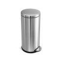 Kosz na śmieci stal nierdzewna simplehuman 30l srebrny
