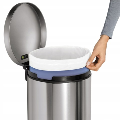 Kosz na śmieci stal nierdzewna simplehuman 30l srebrny