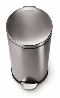 Kosz na śmieci stal nierdzewna simplehuman 30l srebrny