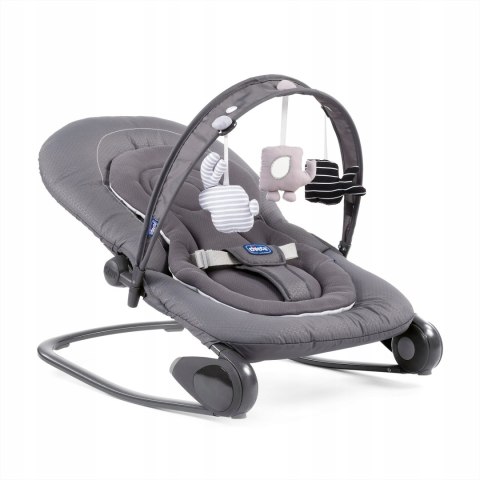 Leżaczek dla niemowląt Chicco Hoopla Moon Grey bujaczek 0-18 kg