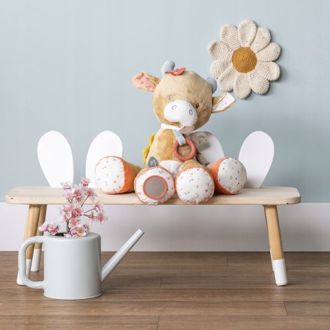Nattou Pluszowa zabawka sensoryczna Krówka Mila 45 cm