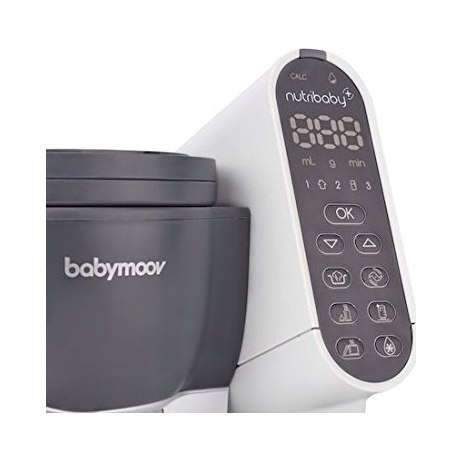 Robot kuchenny parowar Babymoov Nutribaby 500 W czarny 0,75 l 5 funkcji