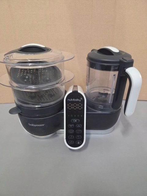 Robot kuchenny parowar Babymoov Nutribaby 500 W czarny 0,75 l 5 funkcji