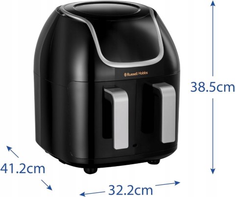 Russell Hobbs SatisFry Dual 8,5L Frytkownica Beztłuszczowa 2x4,25L