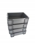 Sundis zestaw 4 pojemników MASTER BOX, 9L - 11,6 x 38 x 29 cm