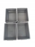 Sundis zestaw 4 pojemników MASTER BOX, 9L - 11,6 x 38 x 29 cm