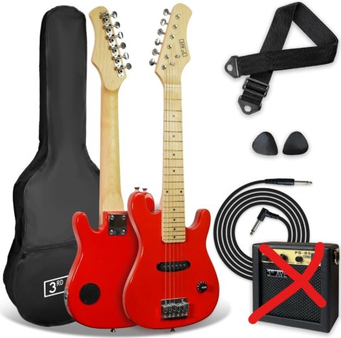 3rd Avenue Duży Zestaw gitara elektryczna - Rozmiar 1/4