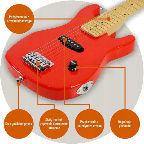 3rd Avenue Duży Zestaw gitara elektryczna - Rozmiar 1/4