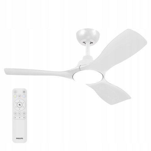 LAMPA SUFITOWA LED z WIATRAKIEM WENTYLATOR SUFITOWY 106cm FIXED BLADE
