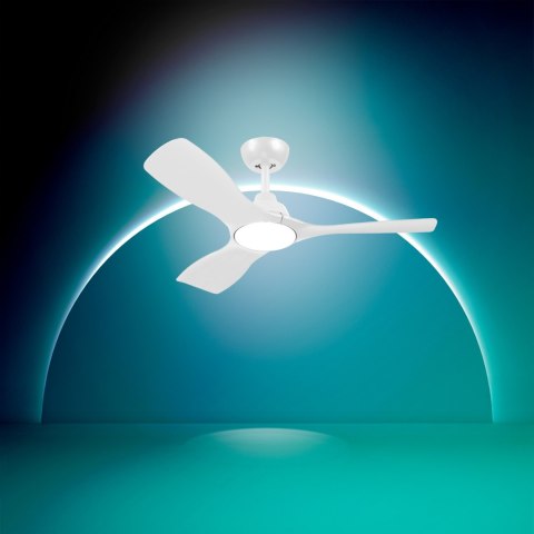 LAMPA SUFITOWA LED z WIATRAKIEM WENTYLATOR SUFITOWY 106cm FIXED BLADE