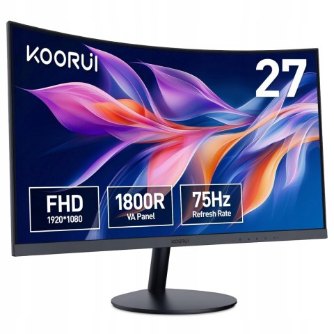Monitor LED Koorui 27N5C 75 " 1920 x 1080 px VA