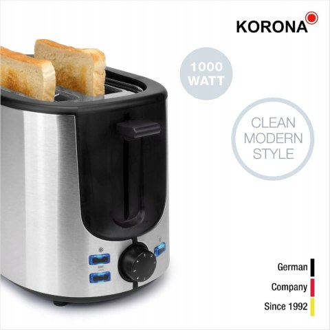 Toster Korona 21255 srebrny/szary 550 W