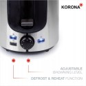 Toster Korona 21255 srebrny/szary 550 W
