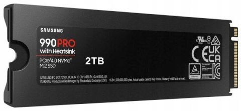 Dysk SSD Samsung 990 Pro M.2 2TB + Heatsink M.2 PCIe MZ-V9P2T0CW