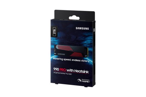 Dysk SSD Samsung 990 Pro M.2 2TB + Heatsink M.2 PCIe MZ-V9P2T0CW