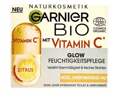 Garnier Bio Glow krem rozświetlający witamina C