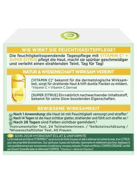 Garnier Bio Glow krem rozświetlający witamina C