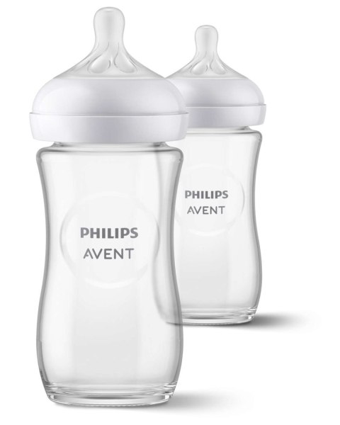 Philips Avent Natural Response SCY933/02 zestaw szklanych butelek 2 szt