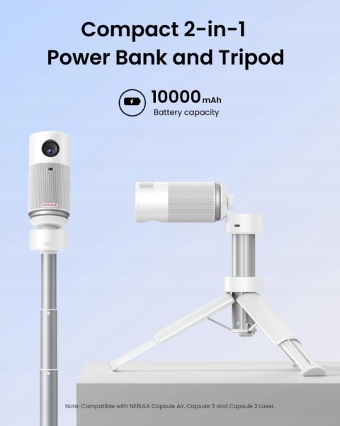 Statyw Anker NEBULA Capsule Power Bank z baterią i regulowaną wysokością