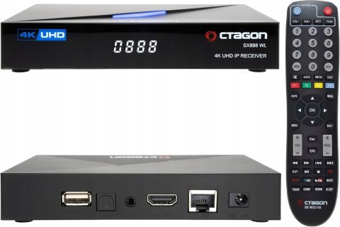Urządzenie multimedialne OCTAGON SX888 WL V2 4k UHD IP