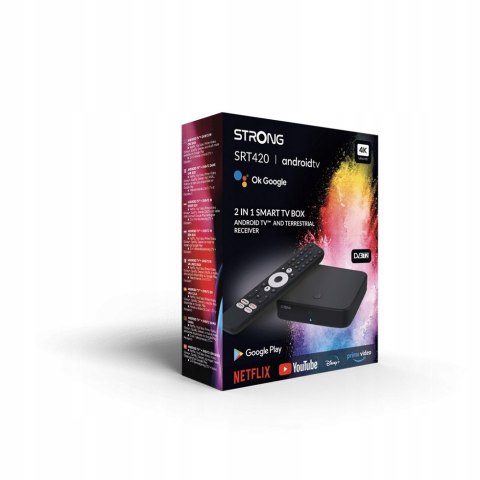 Adapter odtwarzacz multimedialny Smart TV Strong SRT 420 DVB-T2 8 GB Wi-Fi
