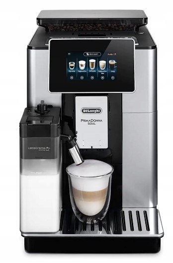 Automatyczny ekspres ciśnieniowy De'Longhi PrimaDonna Soul 1450 W czarny