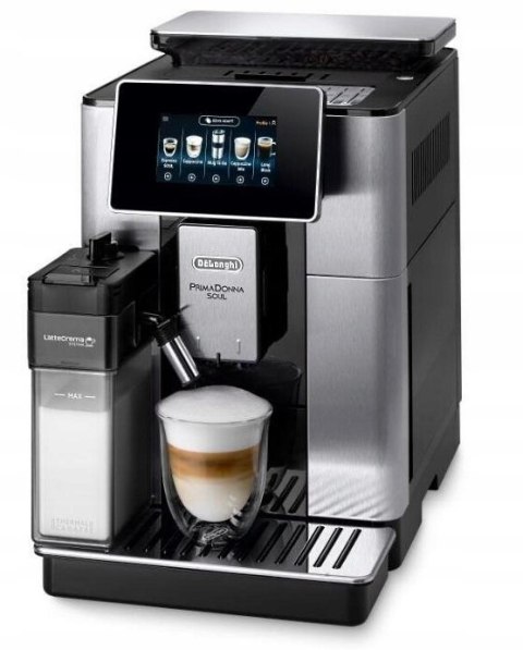 Automatyczny ekspres ciśnieniowy De'Longhi PrimaDonna Soul 1450 W czarny