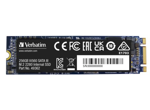Dysk wewnętrzny SSD Verbatim Vi560 S3 512GB m.2 2280 SATA