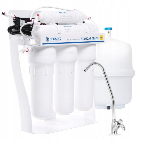 Ecosoft Standard Pro Umkehrosmosefilter, mit Pumpe