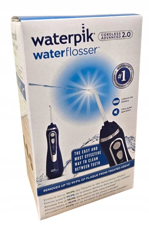 Irygator bezprzewodowy Waterpik WP-583EU 210 ml akumulatorowy pulsacyjny