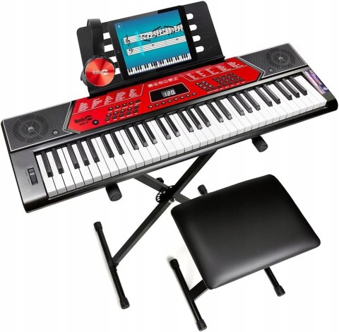 Keyboard RockJam keyboard MK-2102 61kl zasilanie z baterii zasilacz