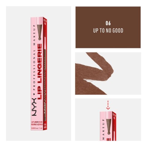 Konturówka Do Ust NYX PROFESSIONAL Brązowa Wykręcana Up To No Good
